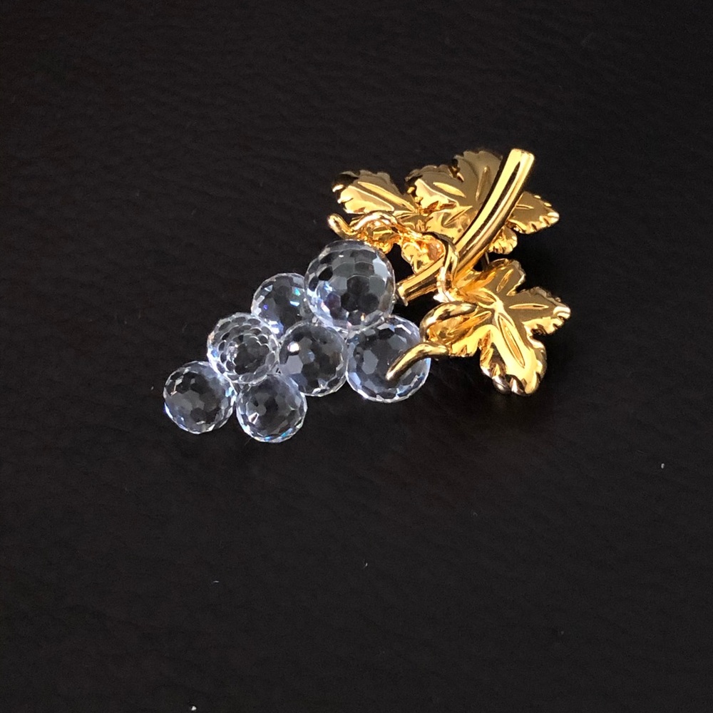 Swarovski Brooch - Grape